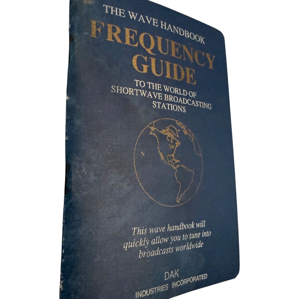 DAK Industries The Wave Handbook Frequency Guide Shortwave Radio Vintage‎ Good